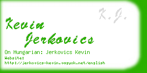 kevin jerkovics business card